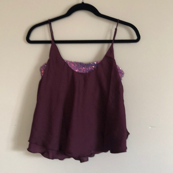 Free People ‘Turn It On’ Sequin Cami, Size Small - Picture 2 of 8